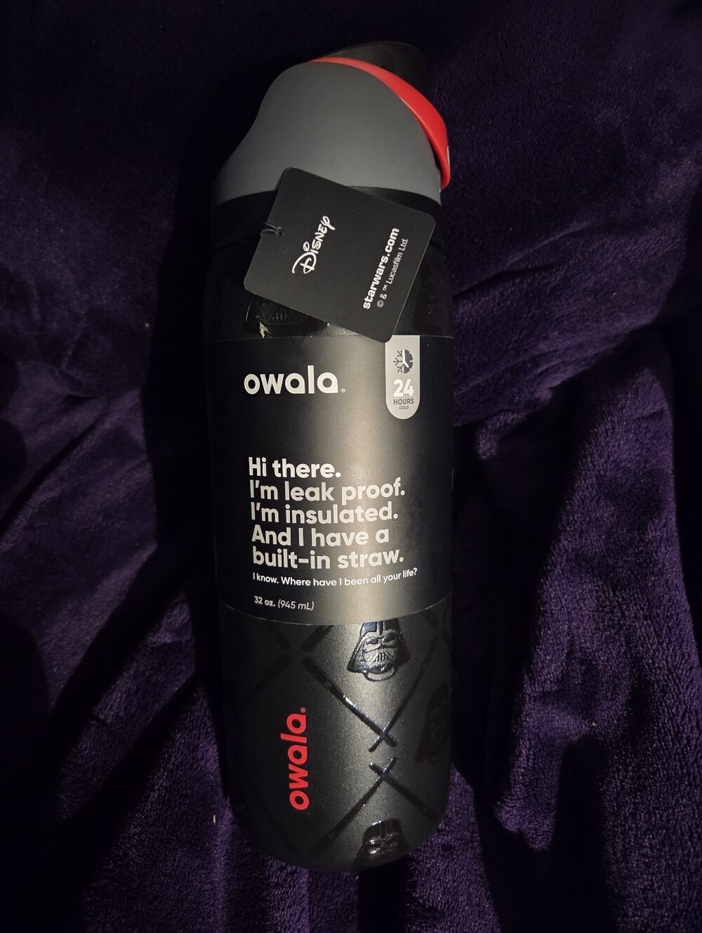 Darth Vader Owala Freesip 32 Oz